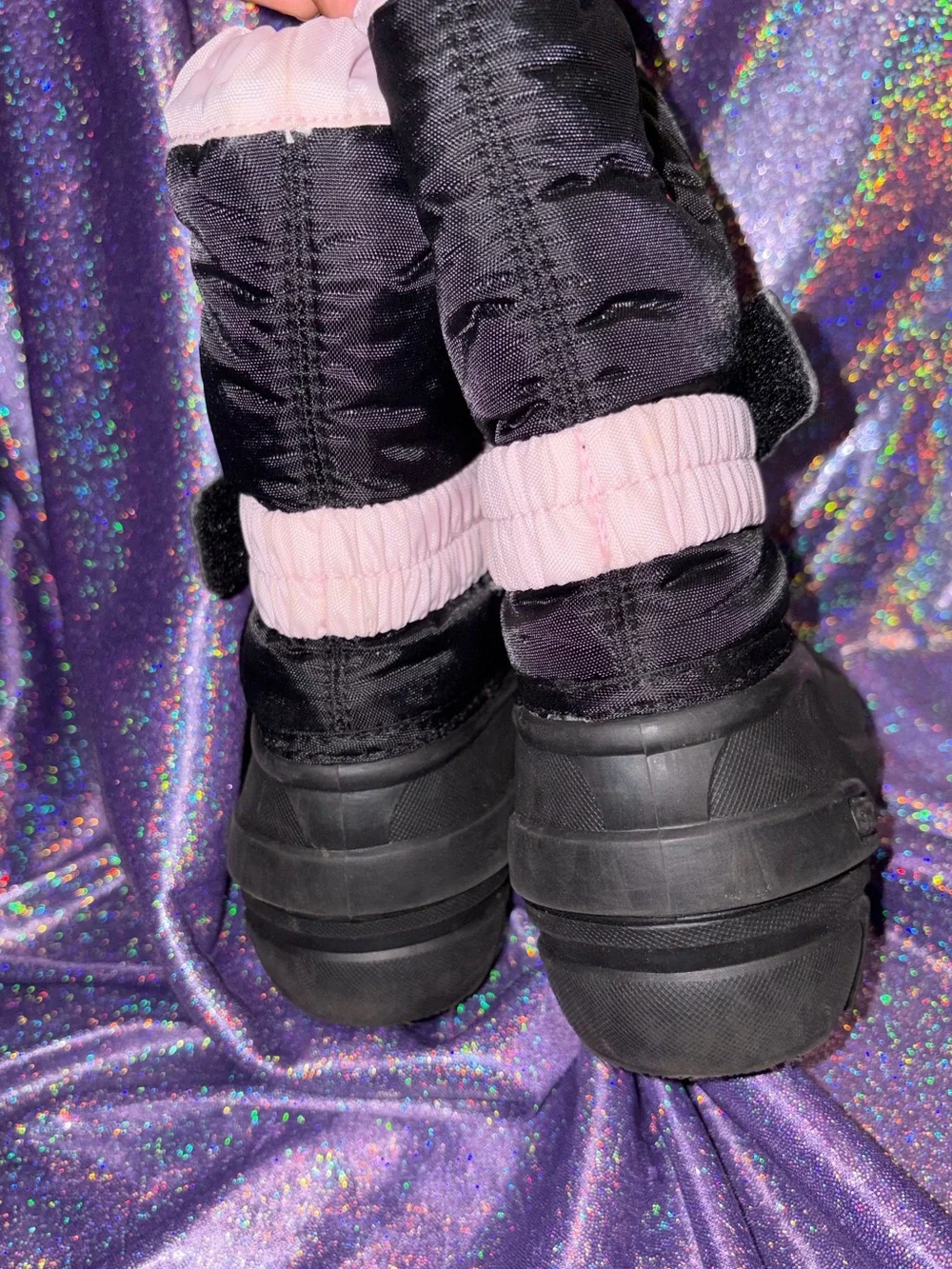 Kids Purple & Pink Sorel Snow Boots